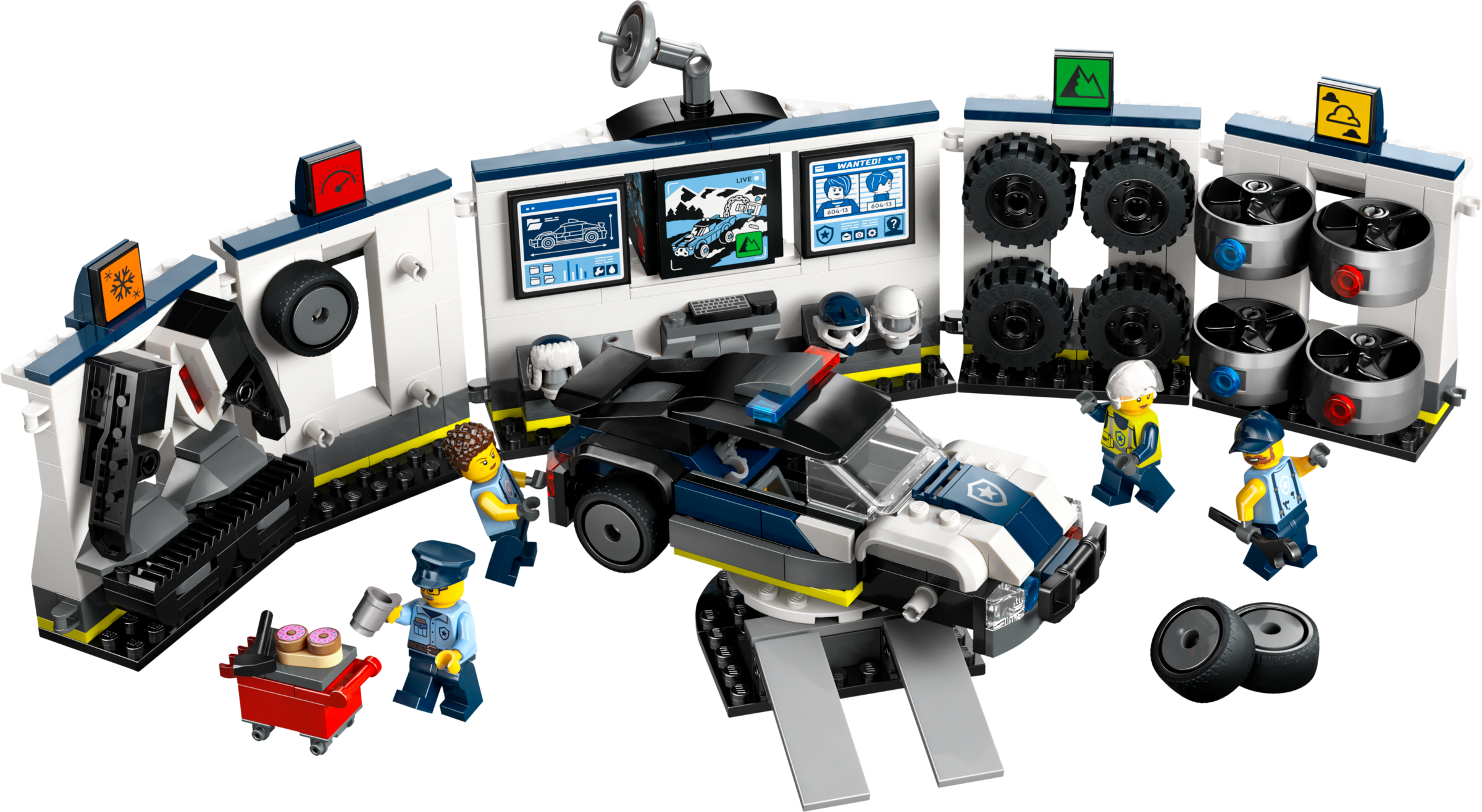 Custom Police Car Garage