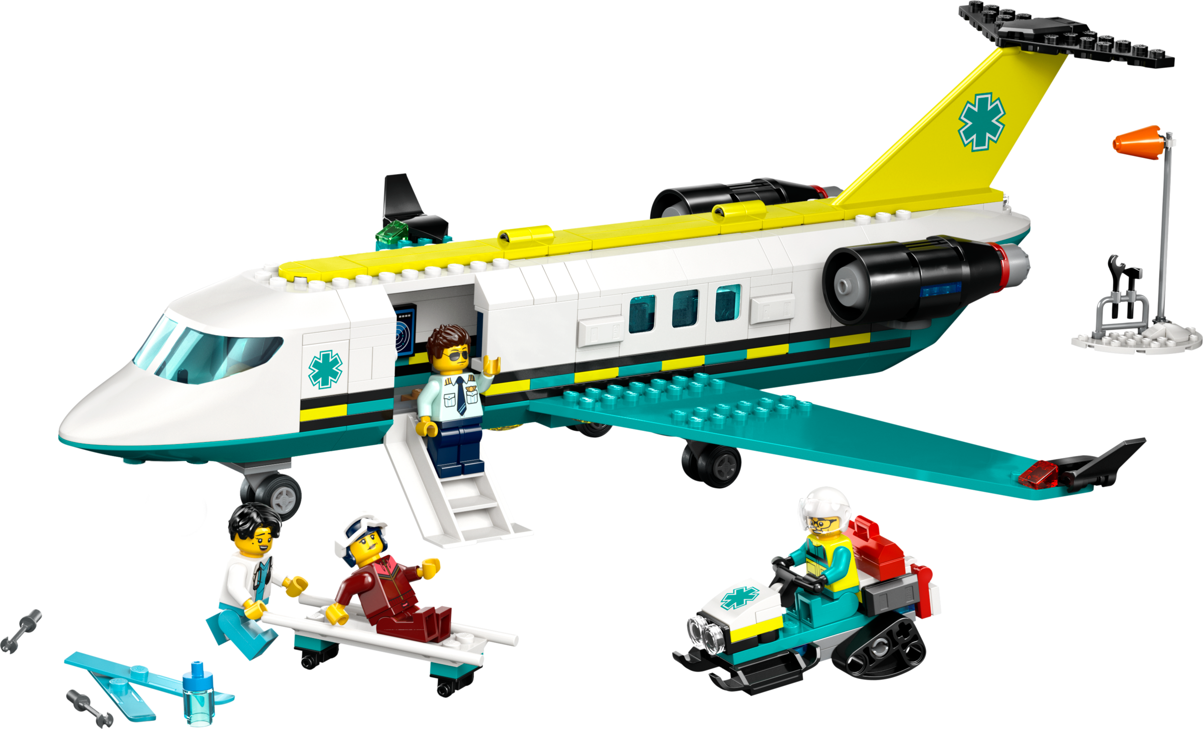 Avion d'ambulance d'urgence (Emergency Air Ambulance Airplane)
