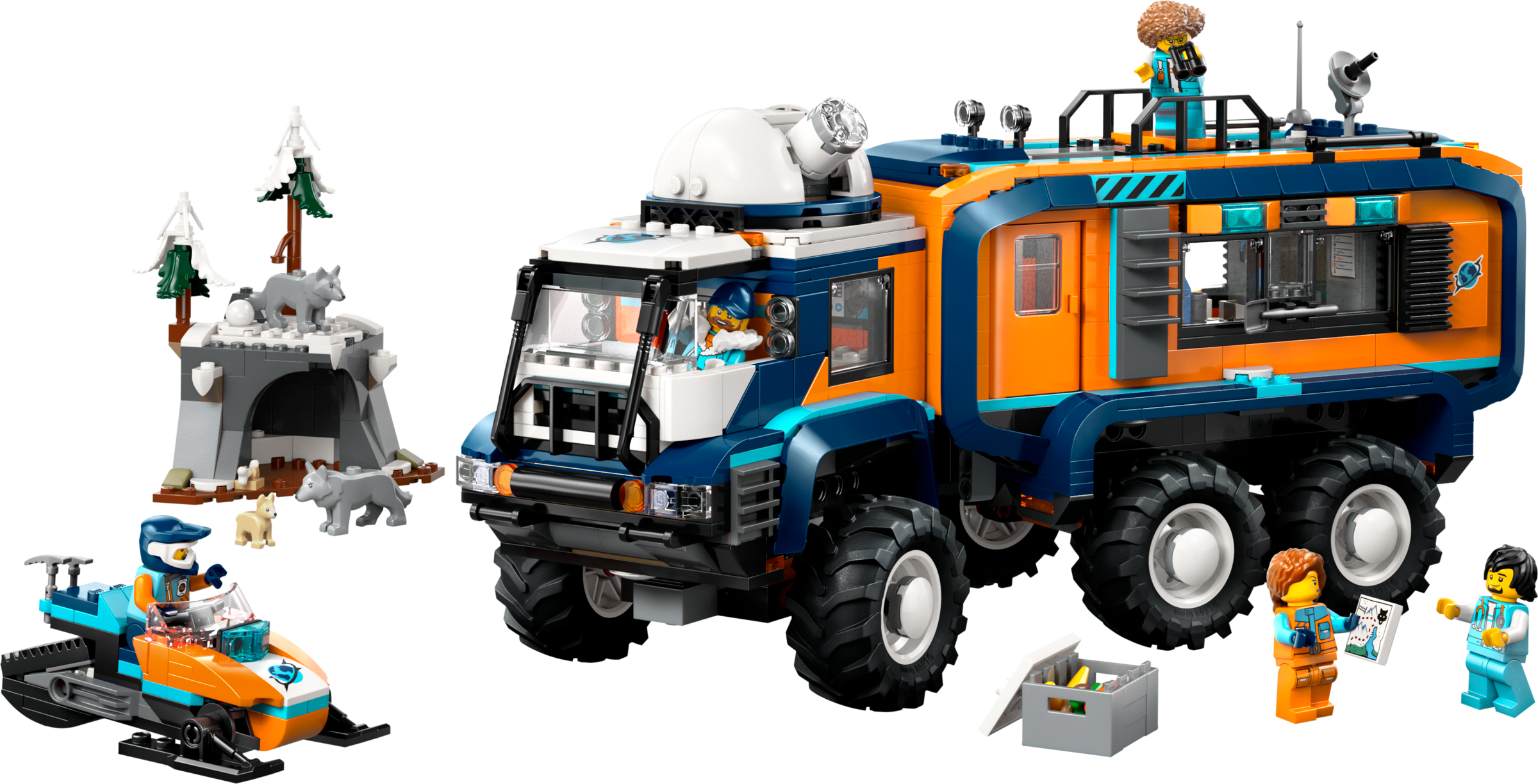 Camion de laboratoire de science d'explorateur arctique (Arctic Explorer Science Lab Truck)