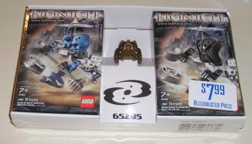 Matoro et kopeke twin pack avec avohkii d'or (Matoro and Kopeke Twin Pack with Gold Avohkii)