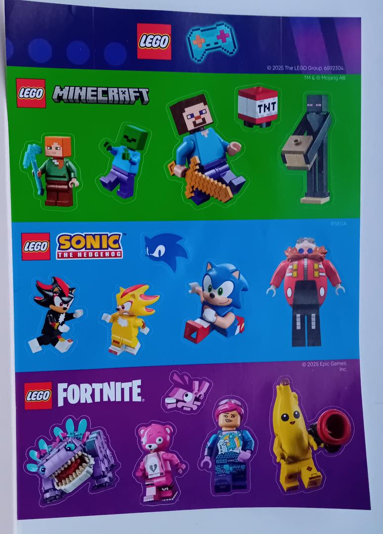 Gaming stickers