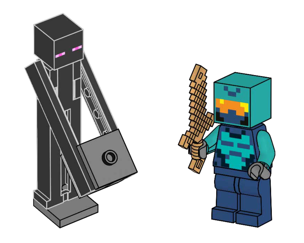 Nether Adventurer and Enderman