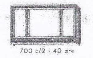 Individual 1 x 6 x 3 3-Pane Window (with glass)