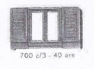 Individual 1 x 6 x 3 Shutter Window (with glass)