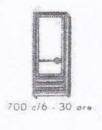 Individual 1 x 2 x 4 Door (with glass)