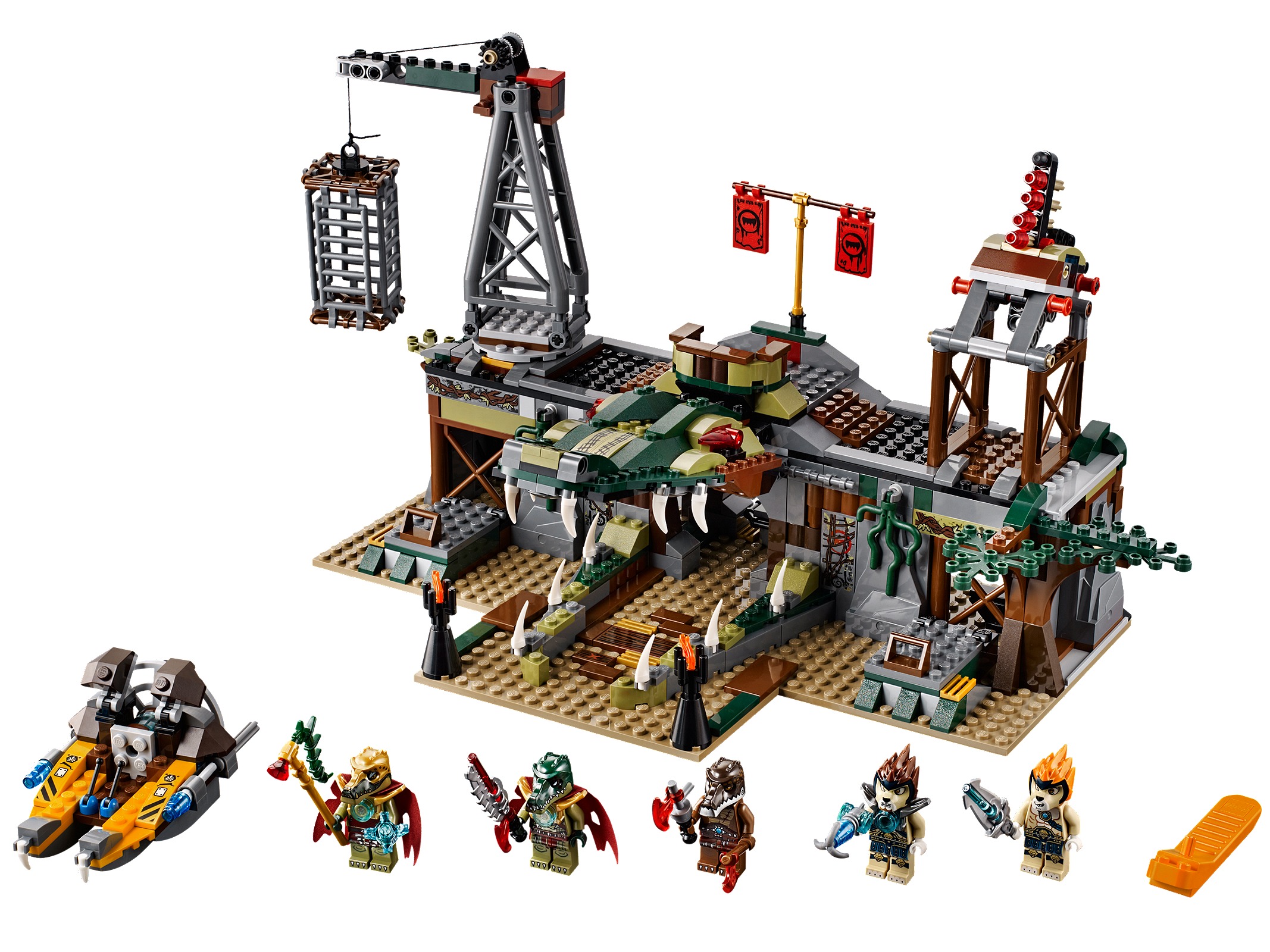 Le croc de la terre (The Croc Swamp Hideout)