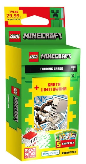 Cartes à collectionner Minecraft série 1 - éco-blister (version polish) (Minecraft Trading Cards Series 1 - Eco-Blister (Polish Version))