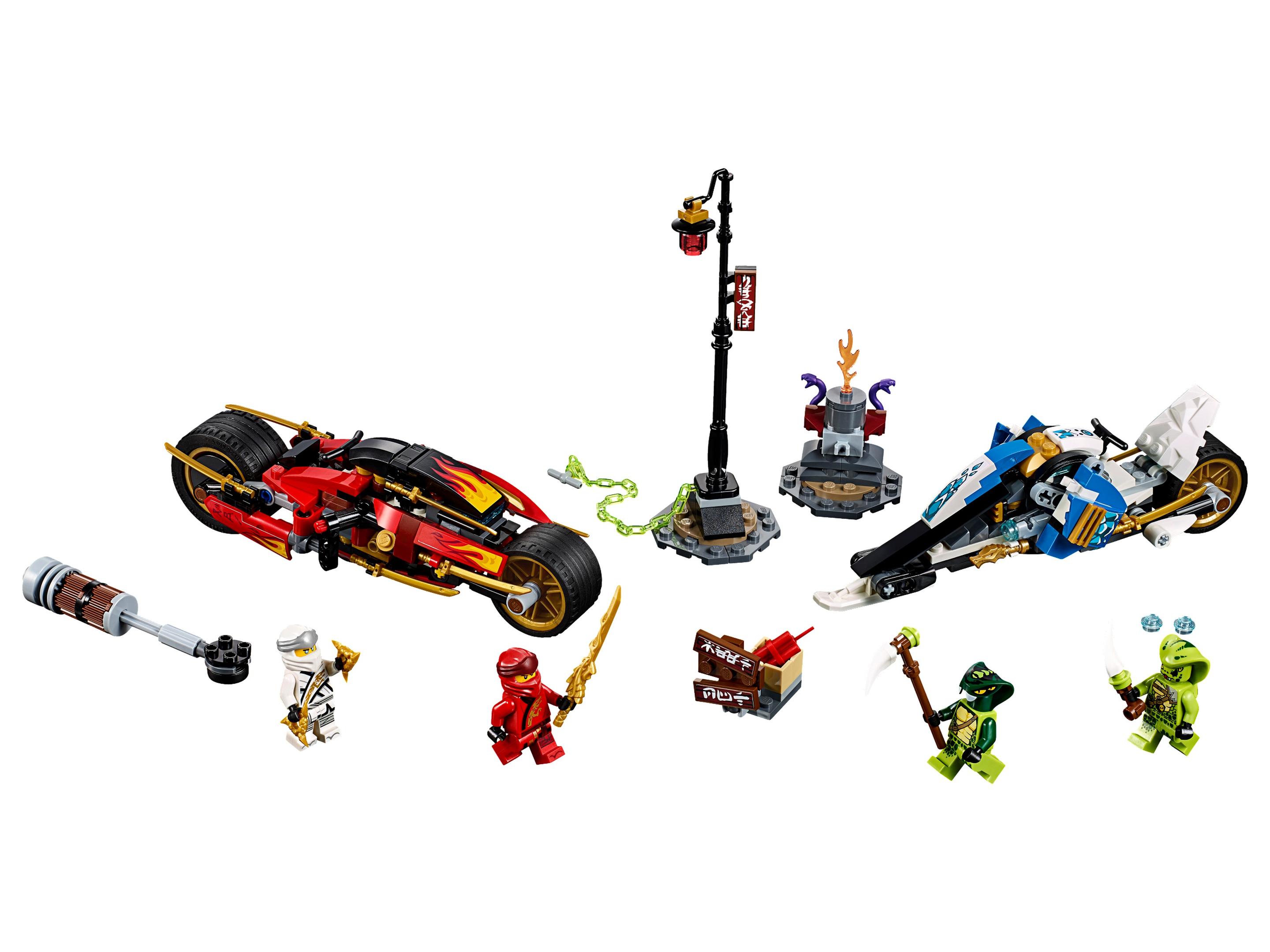 Le cycle de lame de kai et la motoneige de zane (Kai's Blade Cycle & Zane's Snowmobile)
