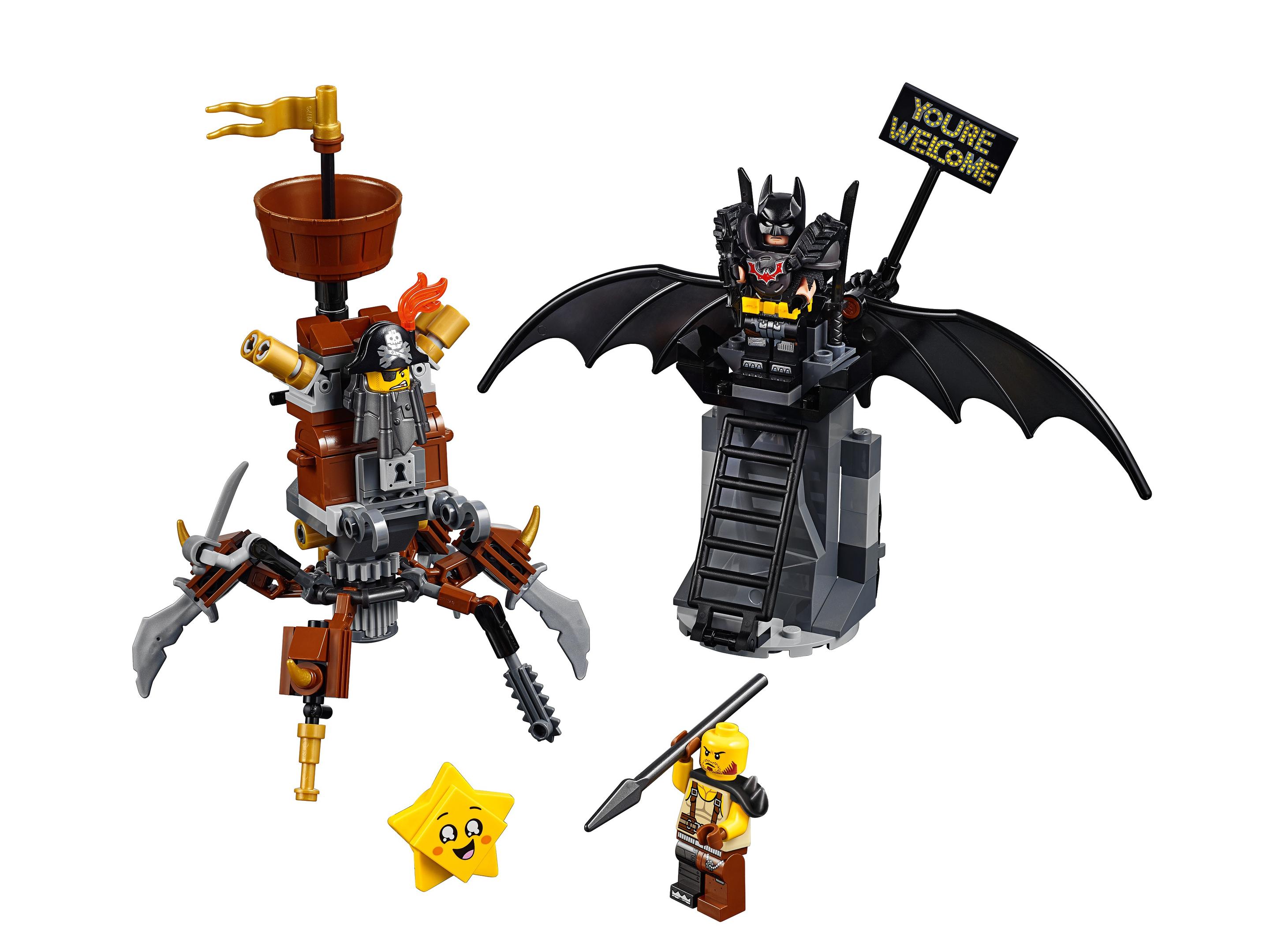 Battle-ready Batman et metalbeard (Battle-Ready Batman and MetalBeard)