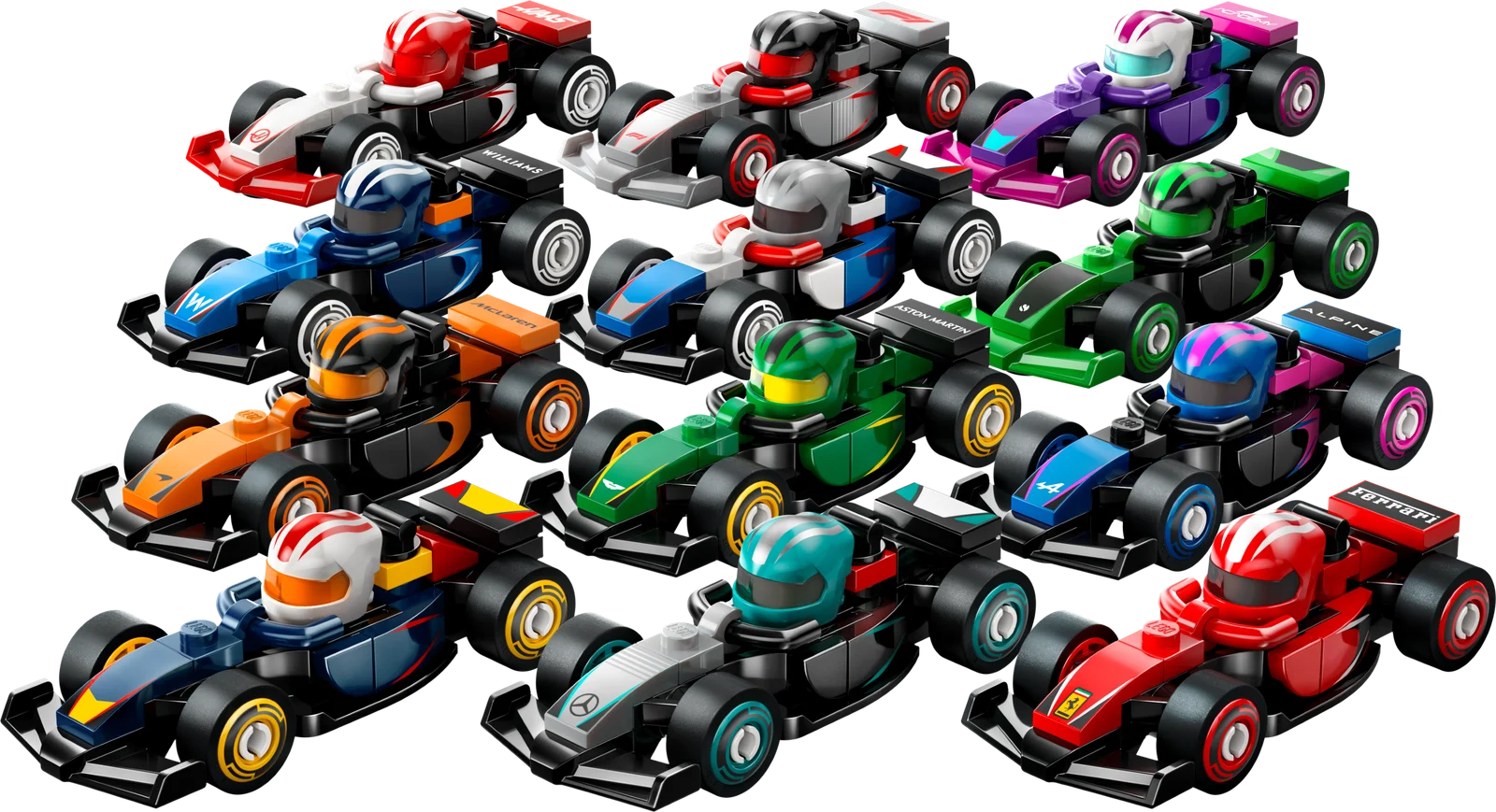 F1 Collectible Race Car - Complete - All Sets