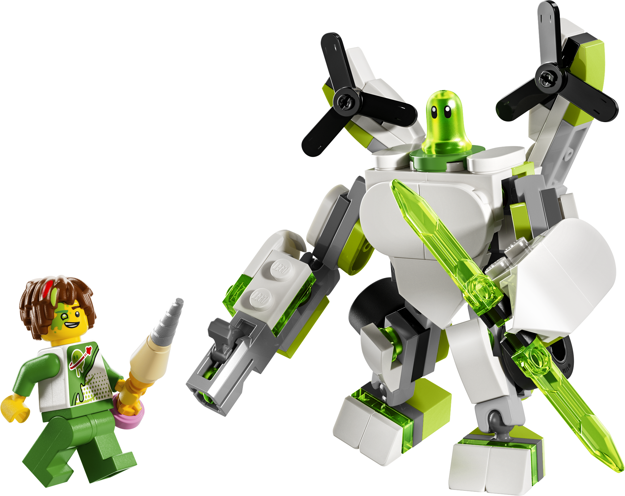 Les aventures du robot et du véhicule de z-blob (Z-Blob's Robot and Vehicle Adventures)