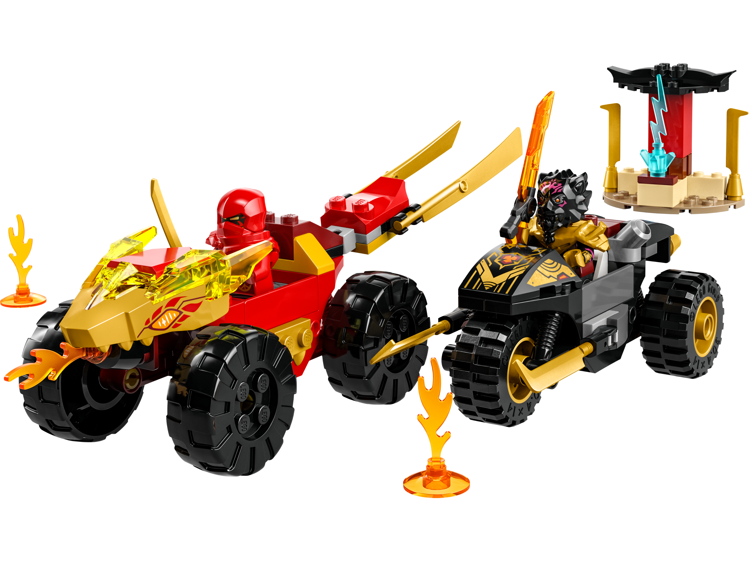 Kai and Ras's Car and Bike Battle