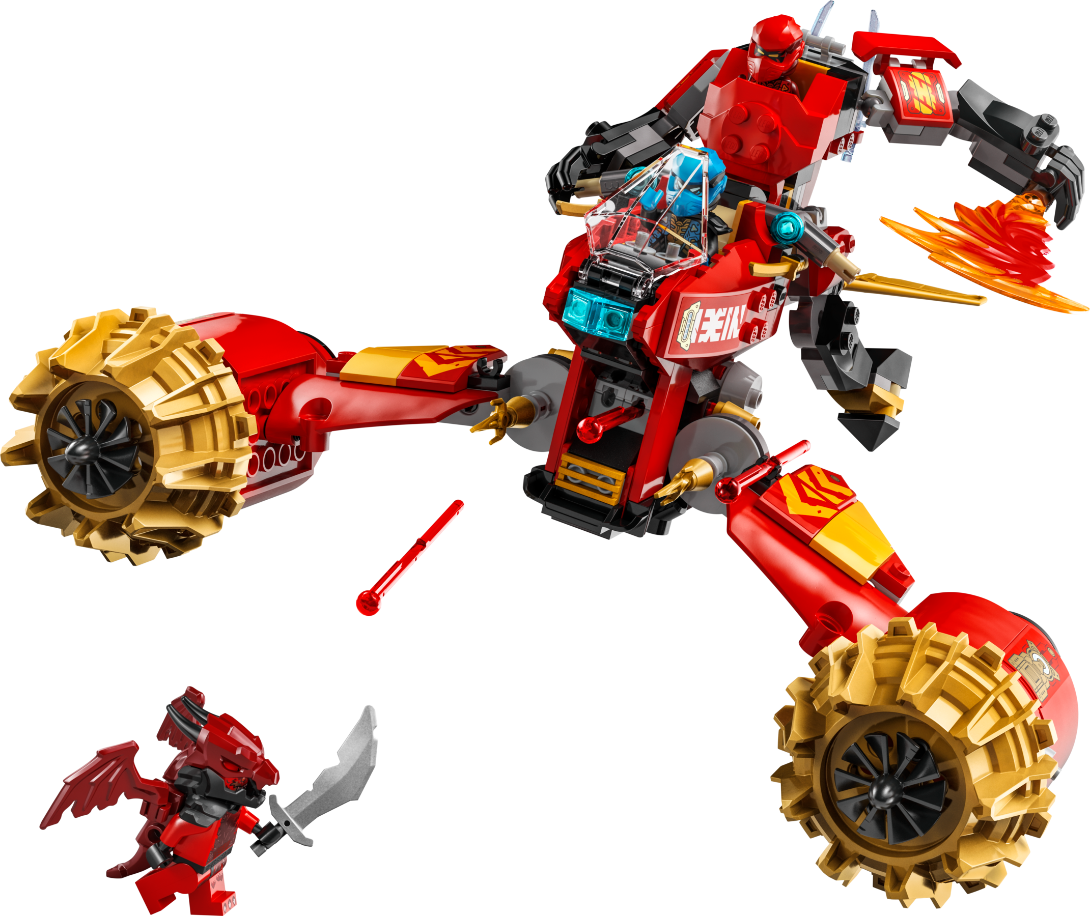 Le véhicule robot des tempêtes de Kai (Kai's Mech Storm Rider)