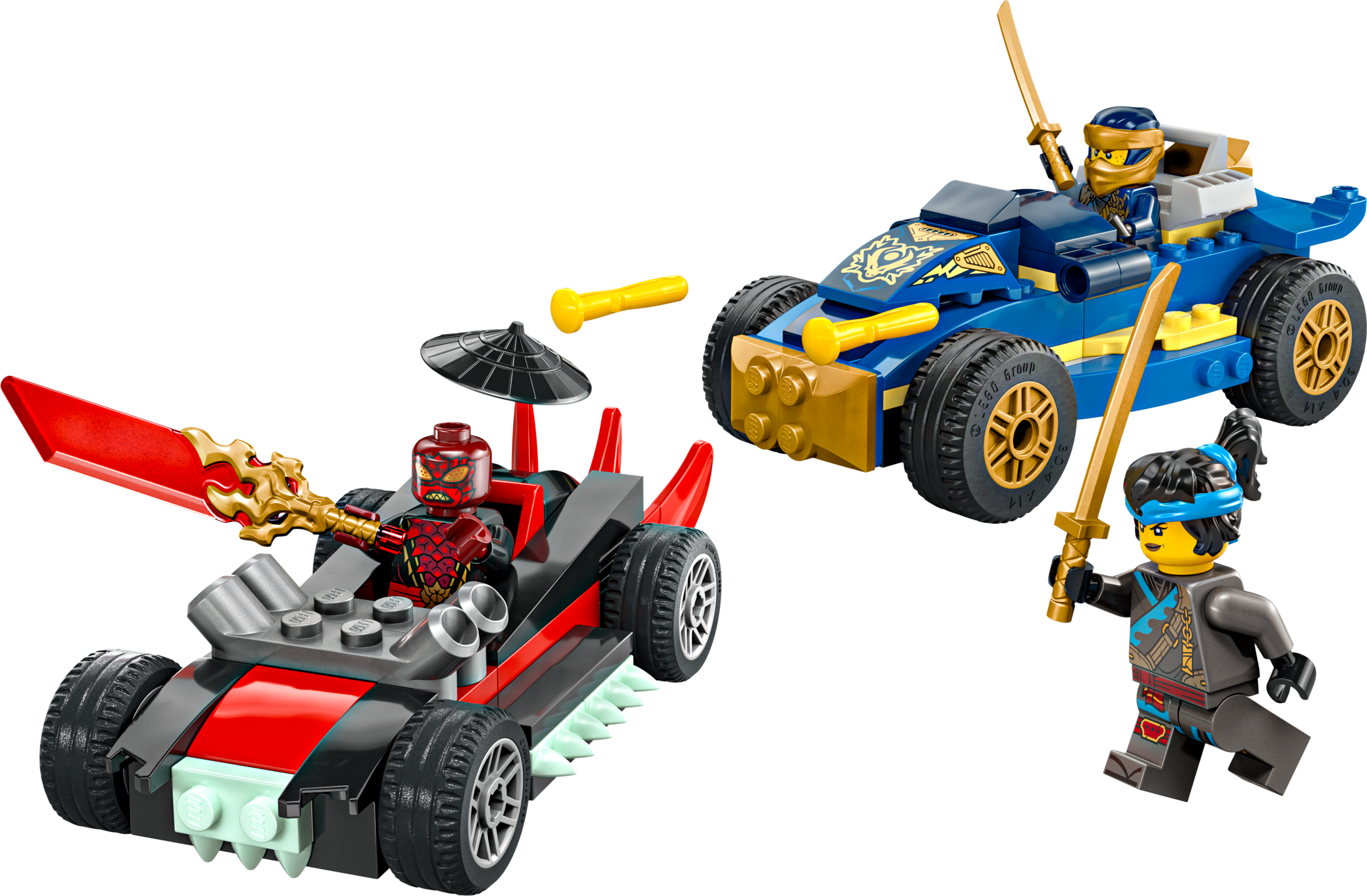 Duel de voitures de course : Rogue contre Drix (Rogue vs. Drix Race Car Duel)