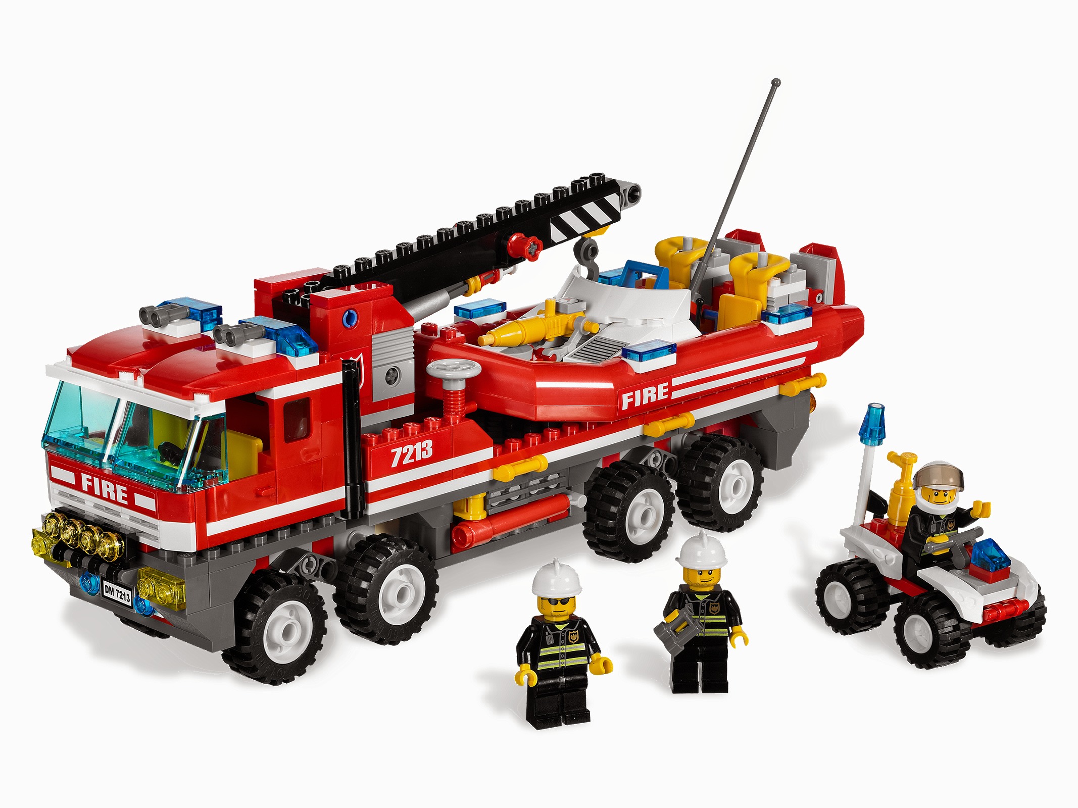 Camion de pompier hors route et pompier (Off-Road Fire Truck & Fireboat)