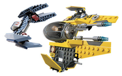 Chasseur stellaire Jedi et droïde Vautour (Jedi Starfighter & Vulture Droid)