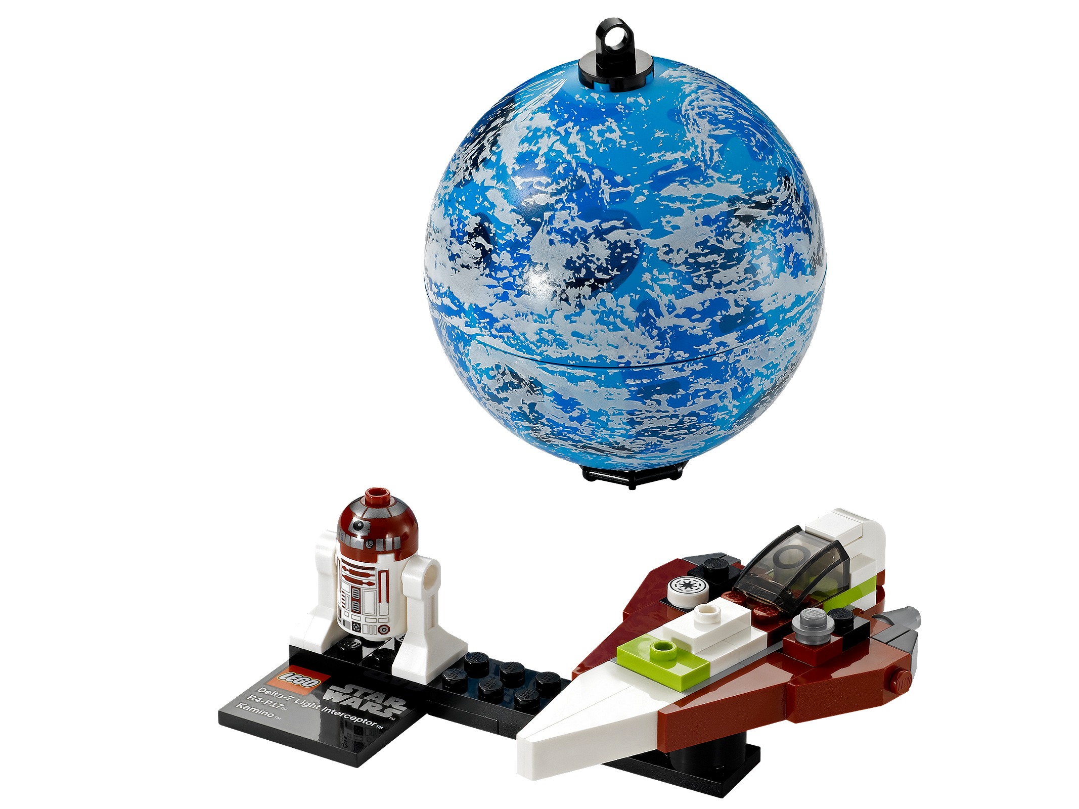 Jedi chasseur stellaire et la planète Kamino (Jedi Starfighter & Planet Kamino)