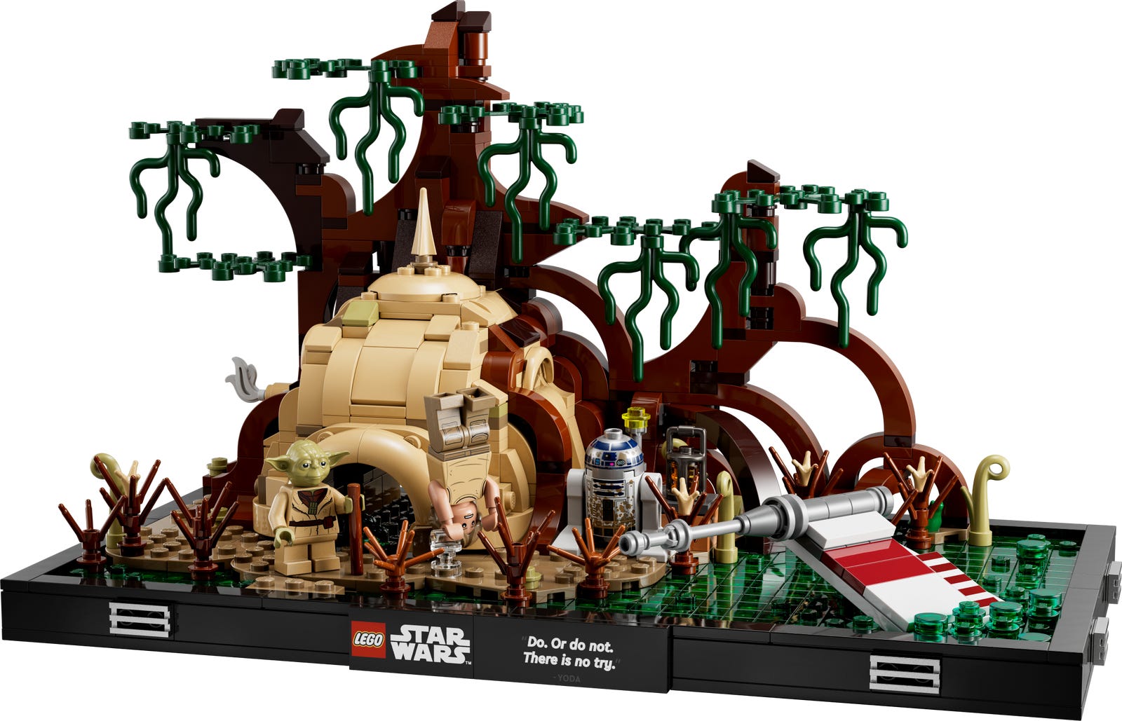 Dagobah jedi formation diorama (Dagobah Jedi Training Diorama)