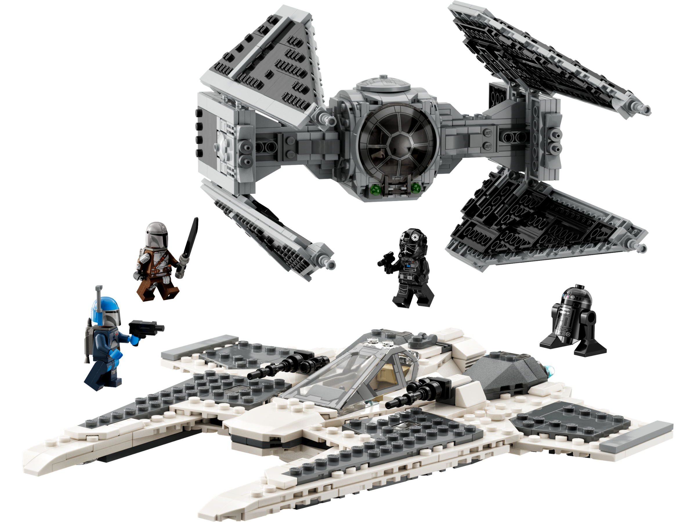 Chasseur Fang mandalorien contre intercepteur TIE (Mandalorian Fang Fighter vs. TIE Interceptor)
