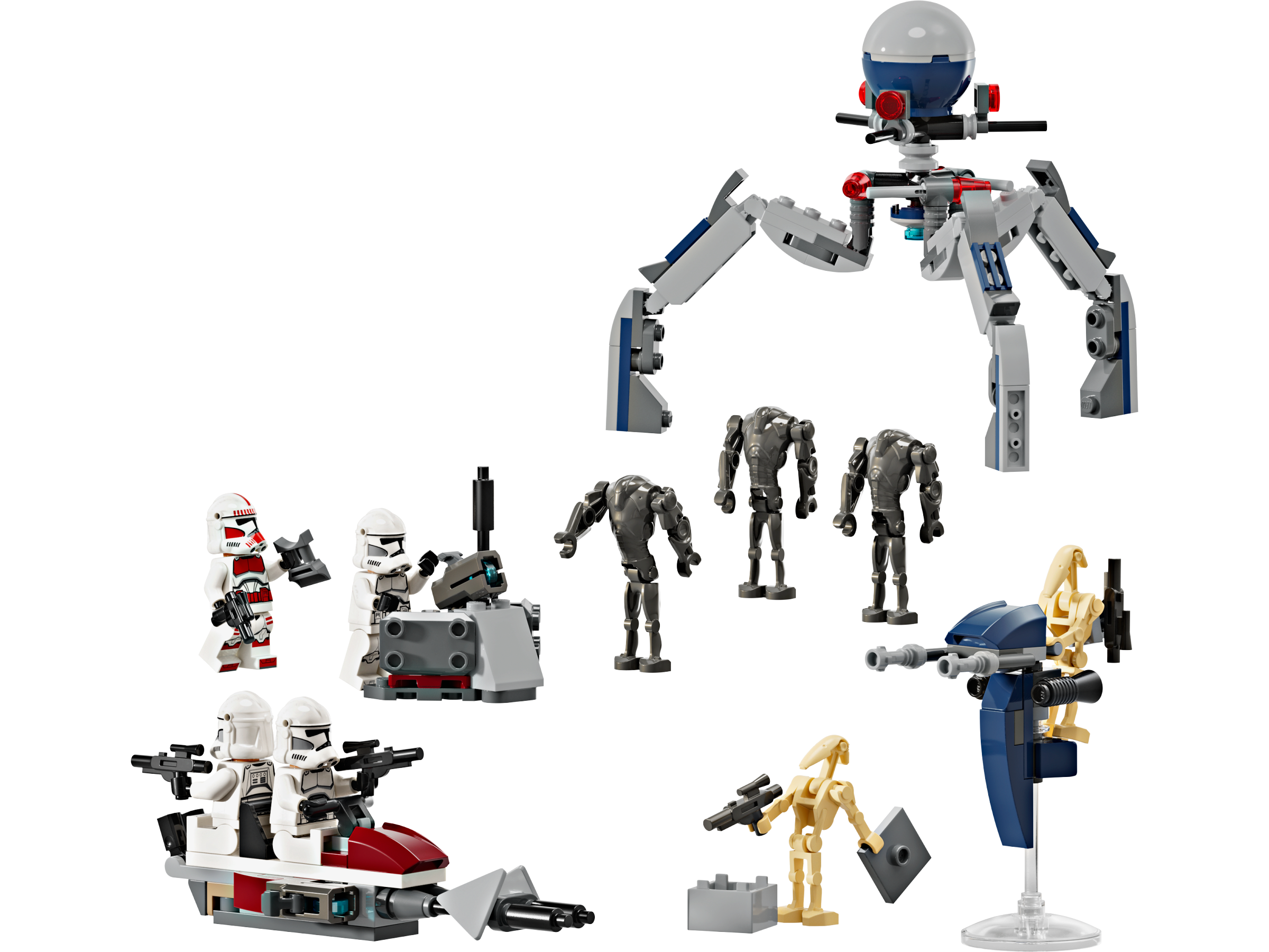Clone trooper & pack de bataille de droïde de bataille (Clone Trooper & Battle Droid Battle Pack)