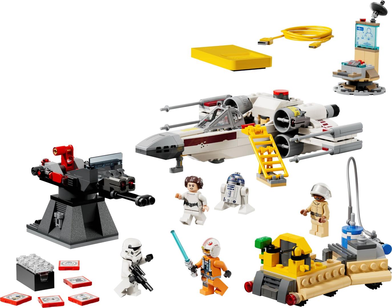 Le rouge de luke cinq x-aile (Luke's Red Five X-wing)