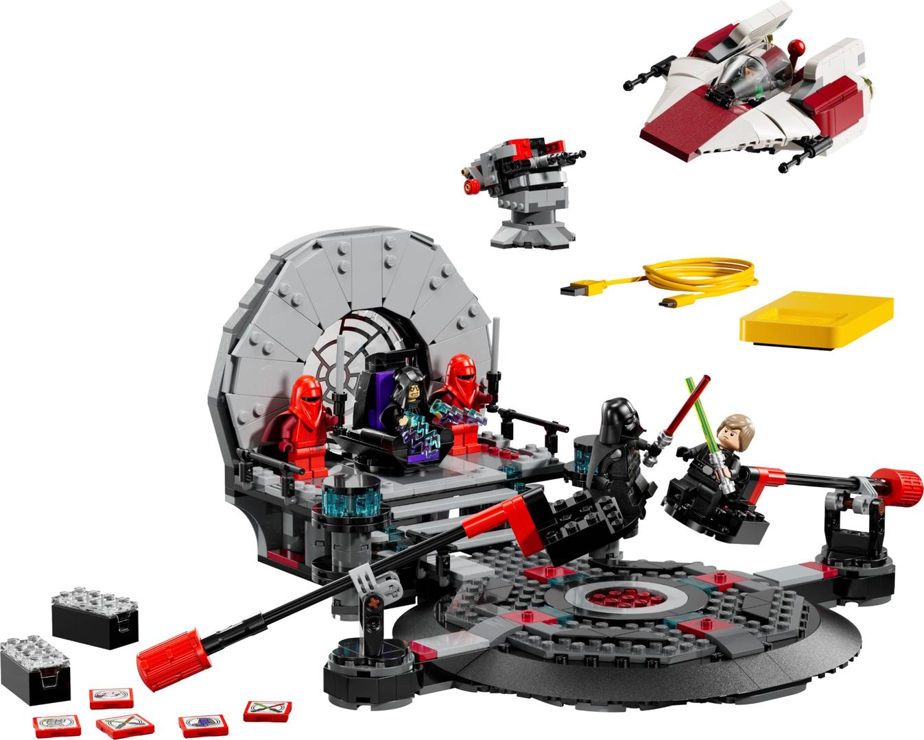 Salle du trône duel & a-aile (Throne Room Duel & A-Wing)