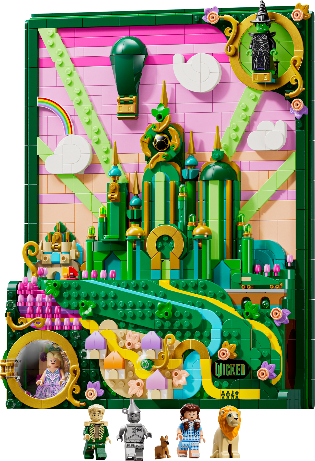 Émeraude ville art mural (Emerald City Wall Art)