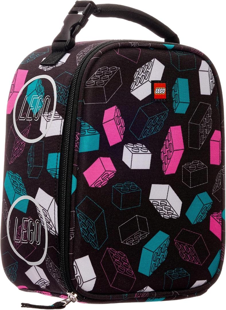 Sac à lunch en brique multicolore (Multicolour Brick Lunch Bag)
