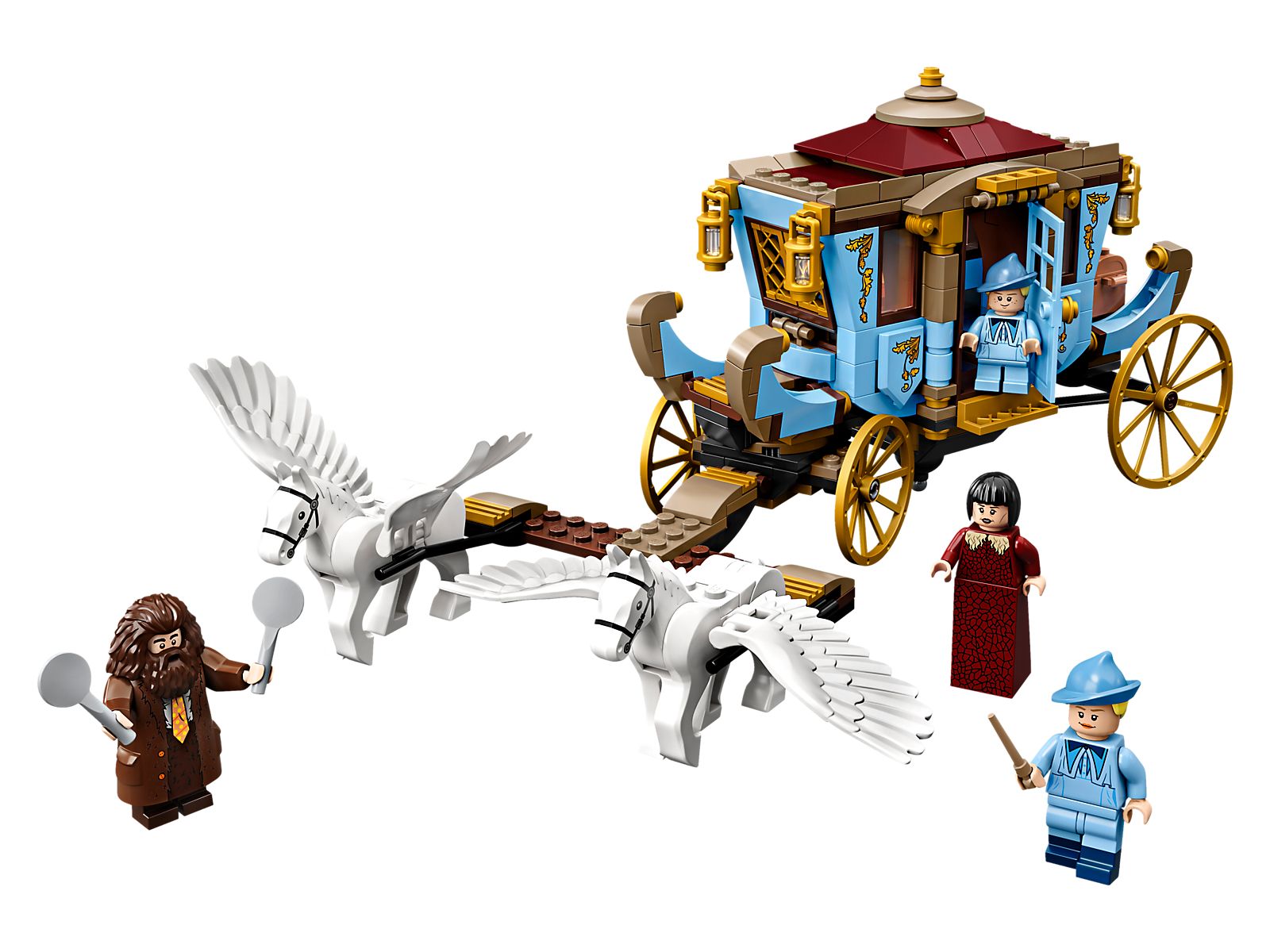 Carrosse de Beauxbatons: arrivée à Poudlard (Beauxbatons' Carriage: Arrival at Hogwarts)