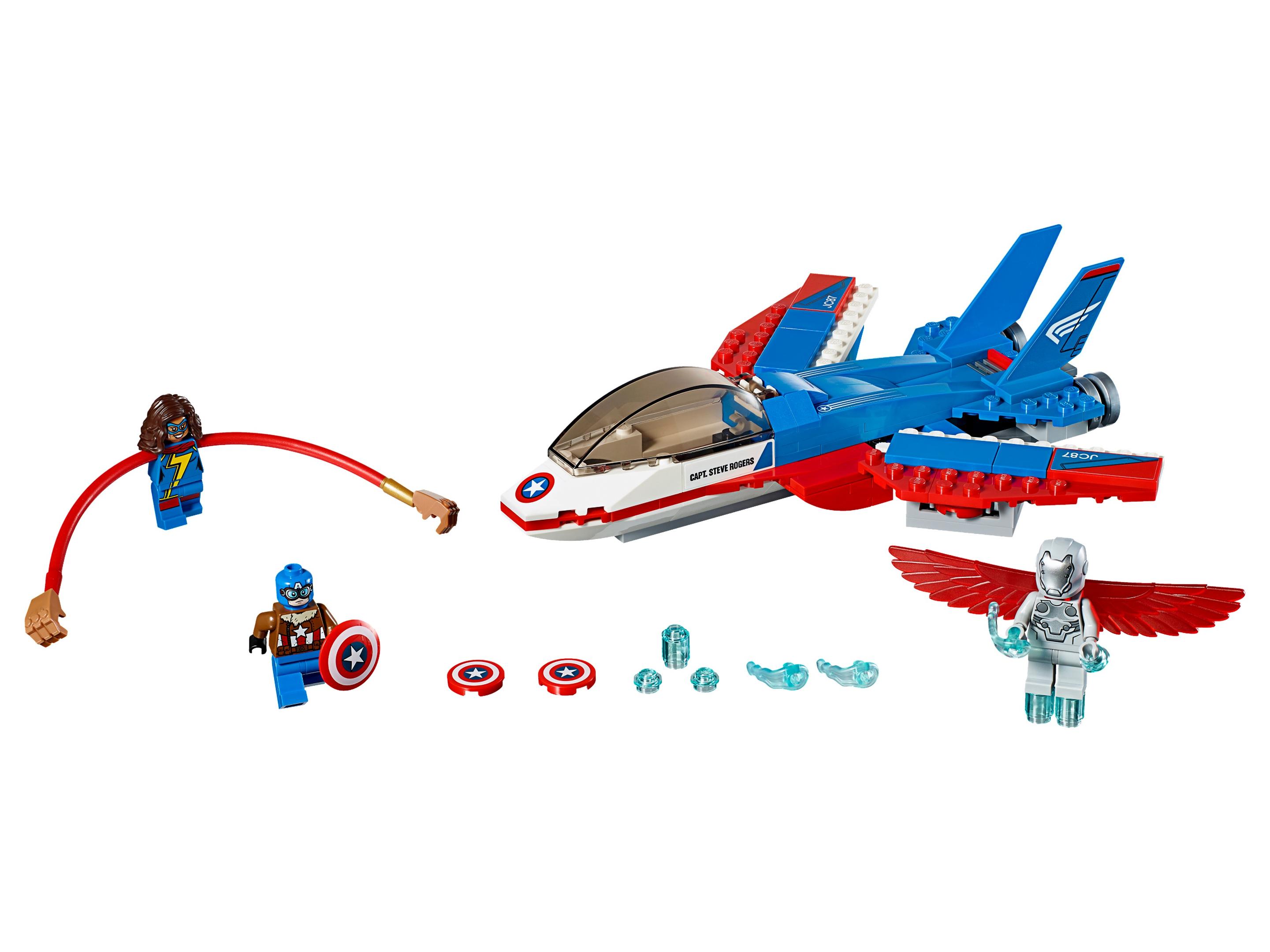 Poursuite de jet de Captain America (Captain America Jet Pursuit)