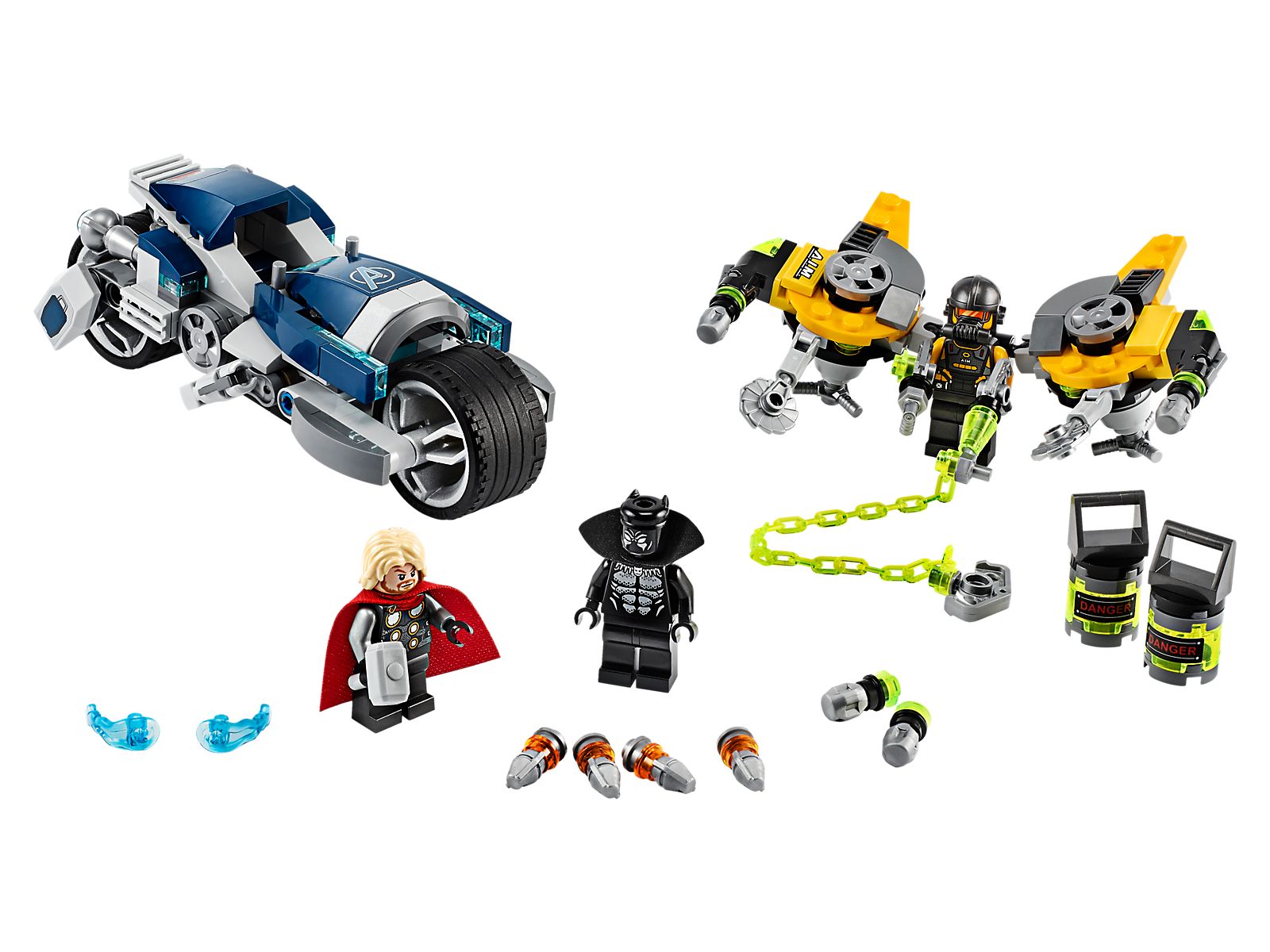 Avengers speeder vélo attaque (Avengers Speeder Bike Attack)