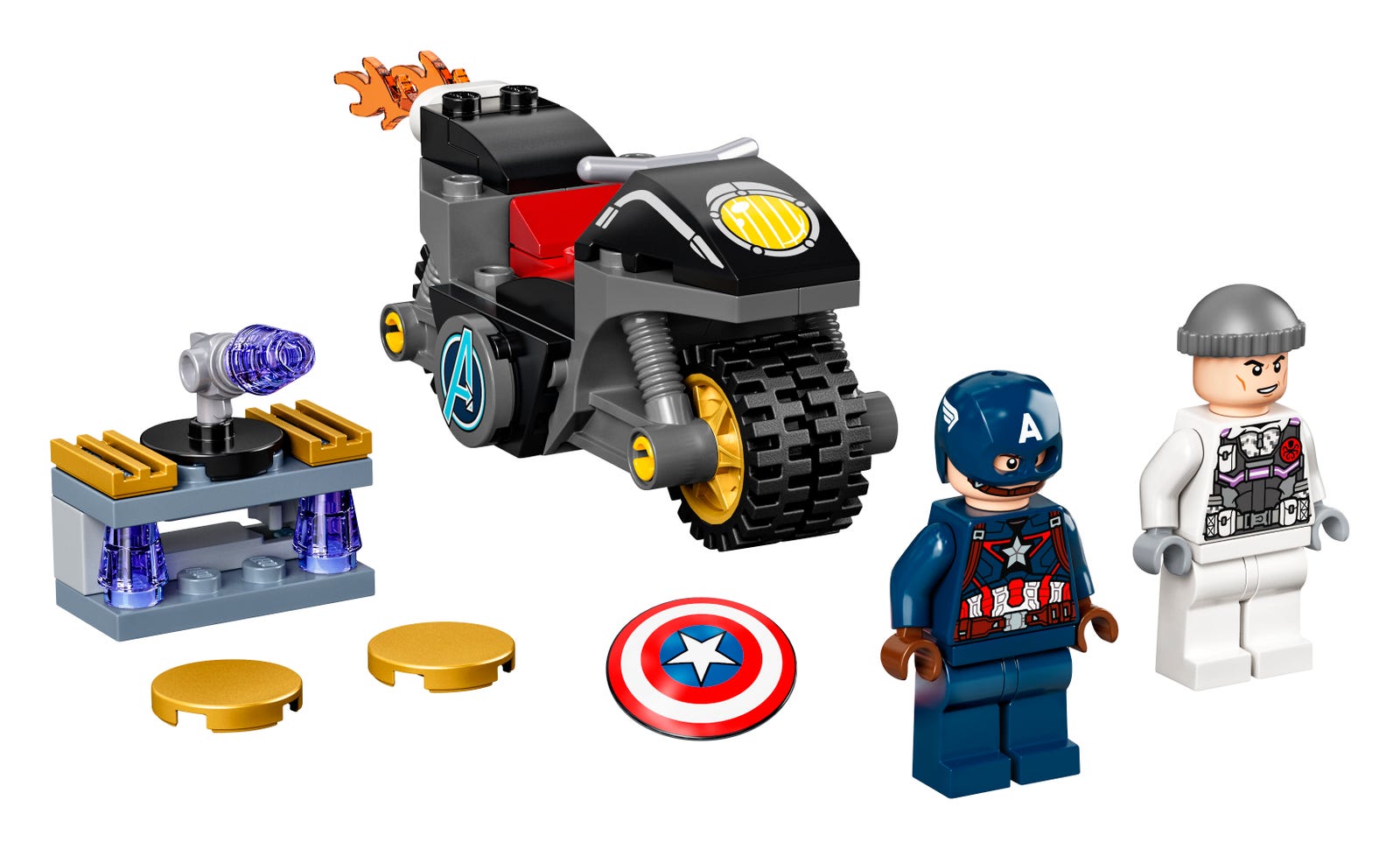 Captain America et hydra face à face (Captain America and Hydra Face-Off)