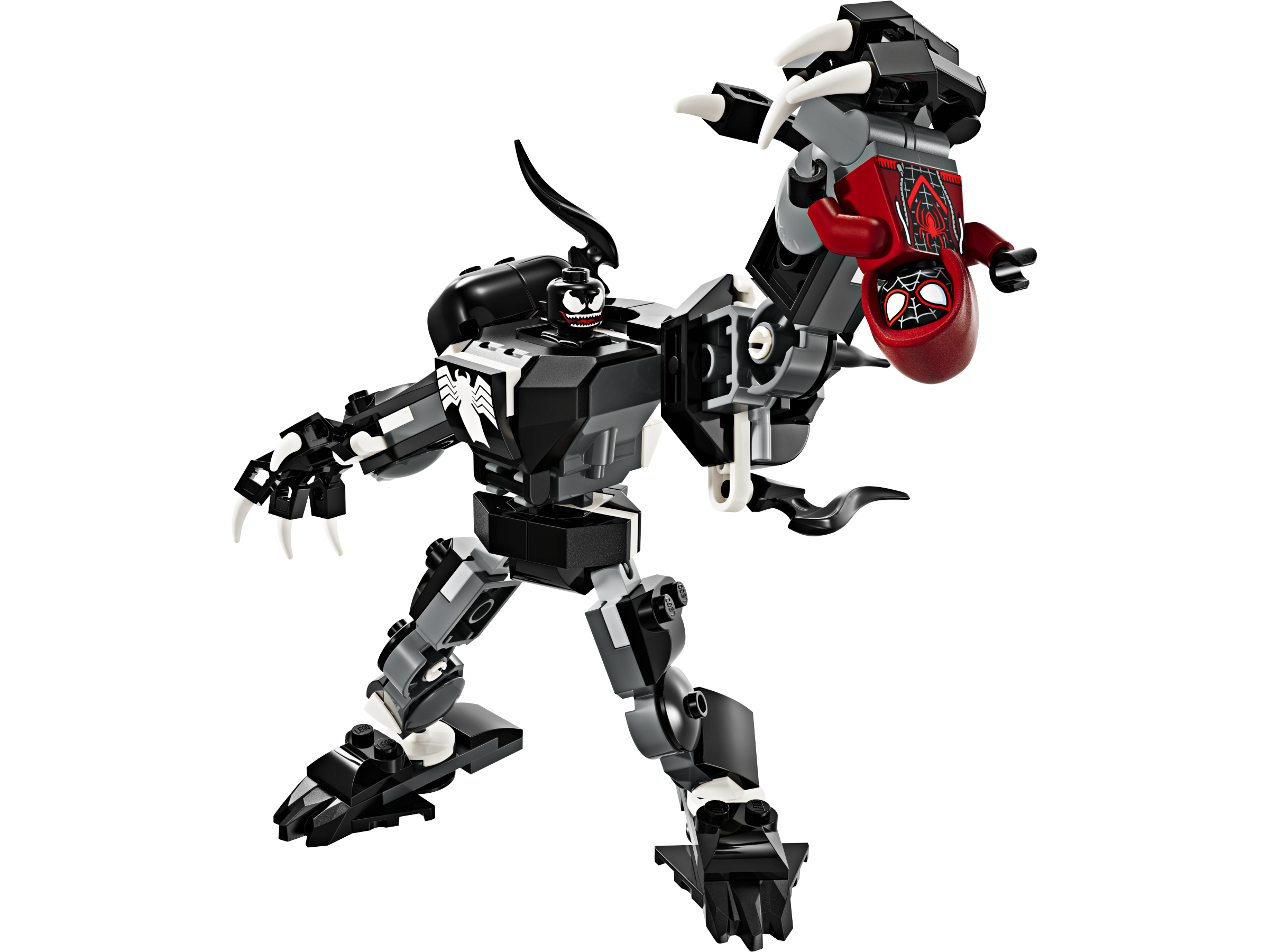 Venin mech armure vs. Miles Morales (Venom Mech Armor vs. Miles Morales)