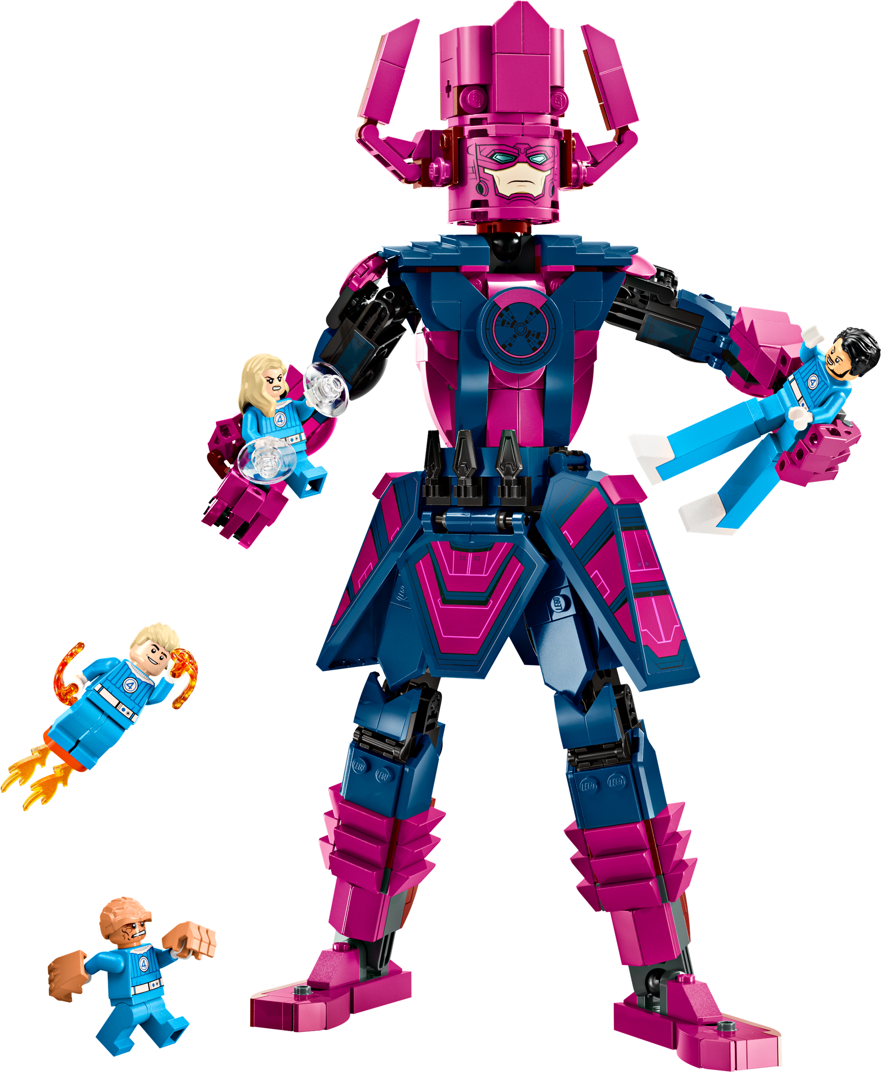 Chiffre de construction fantastique quatre vs. galactus (Fantastic Four vs. Galactus Construction Figure)