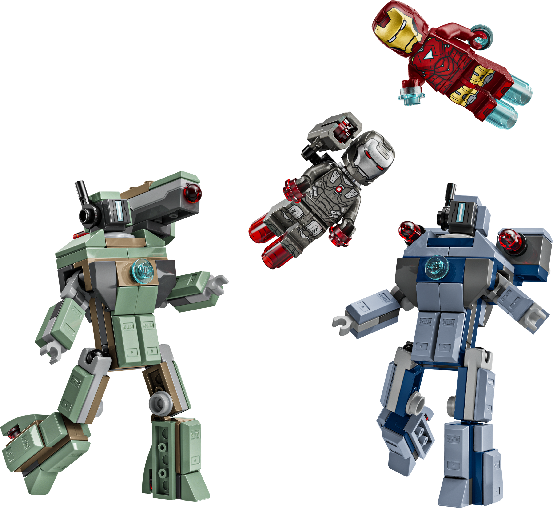 Iron Man et War Machine vs. drones marteau (Iron Man & War Machine vs. Hammer Drones)