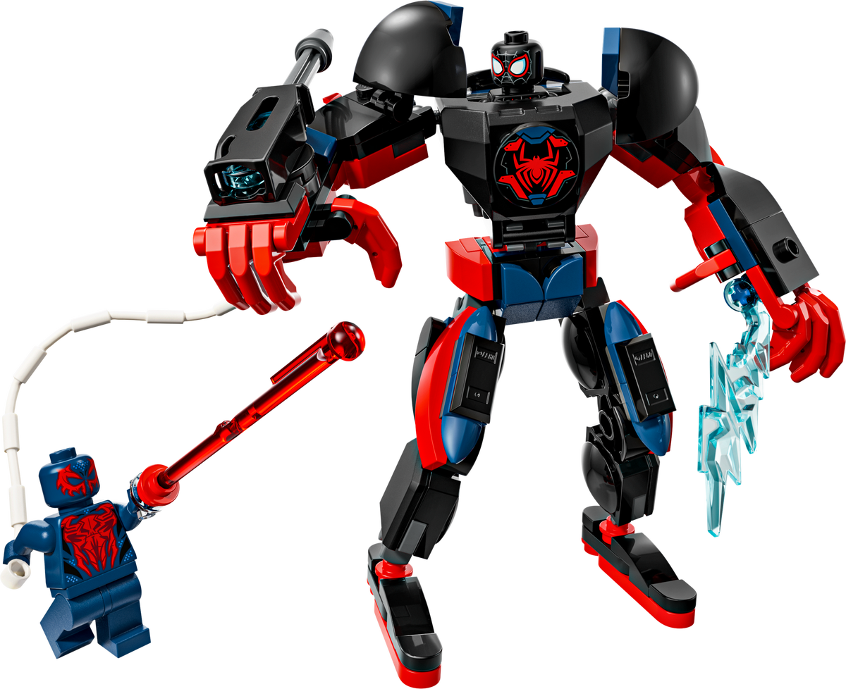 Le robot de Miles Morales contre Spider-Man 2099 (Miles Morales Mech vs. Spider-Man 2099)