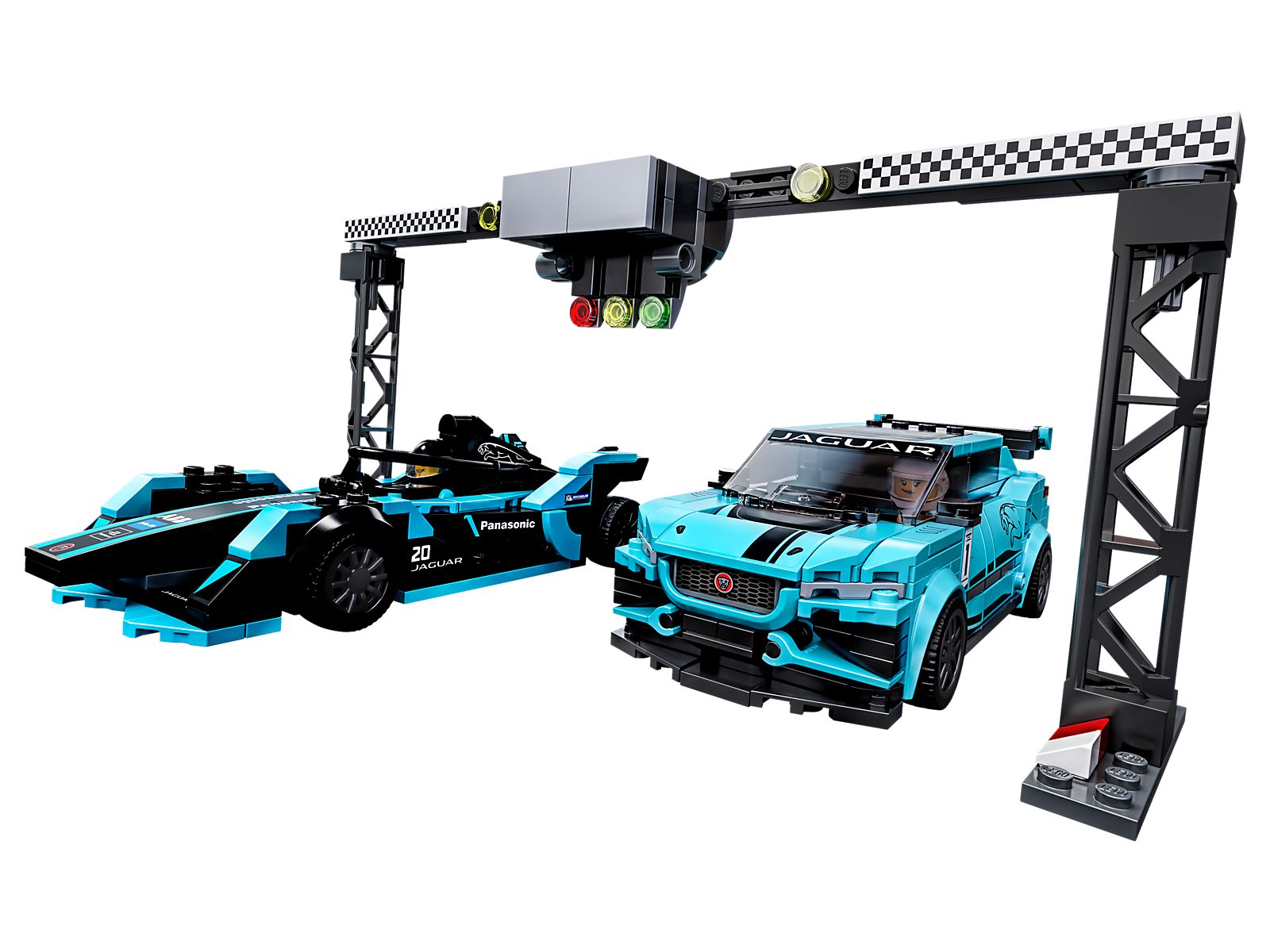 Formule e panasonic jaguar racing gen2 voiture & jaguar i-pace etrophy (Formula E Panasonic Jaguar Racing GEN2 car & Jaguar I-PACE eTROPHY)