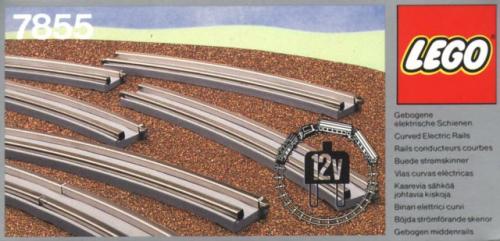 8 Curved Electric Rails Gray 12v