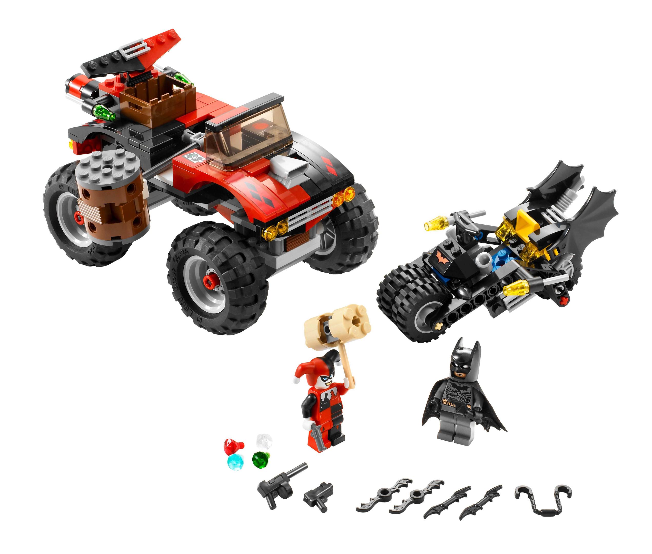 Le batcycle: le camion marteau de Harley Quinn (The Batcycle: Harley Quinn's Hammer Truck)
