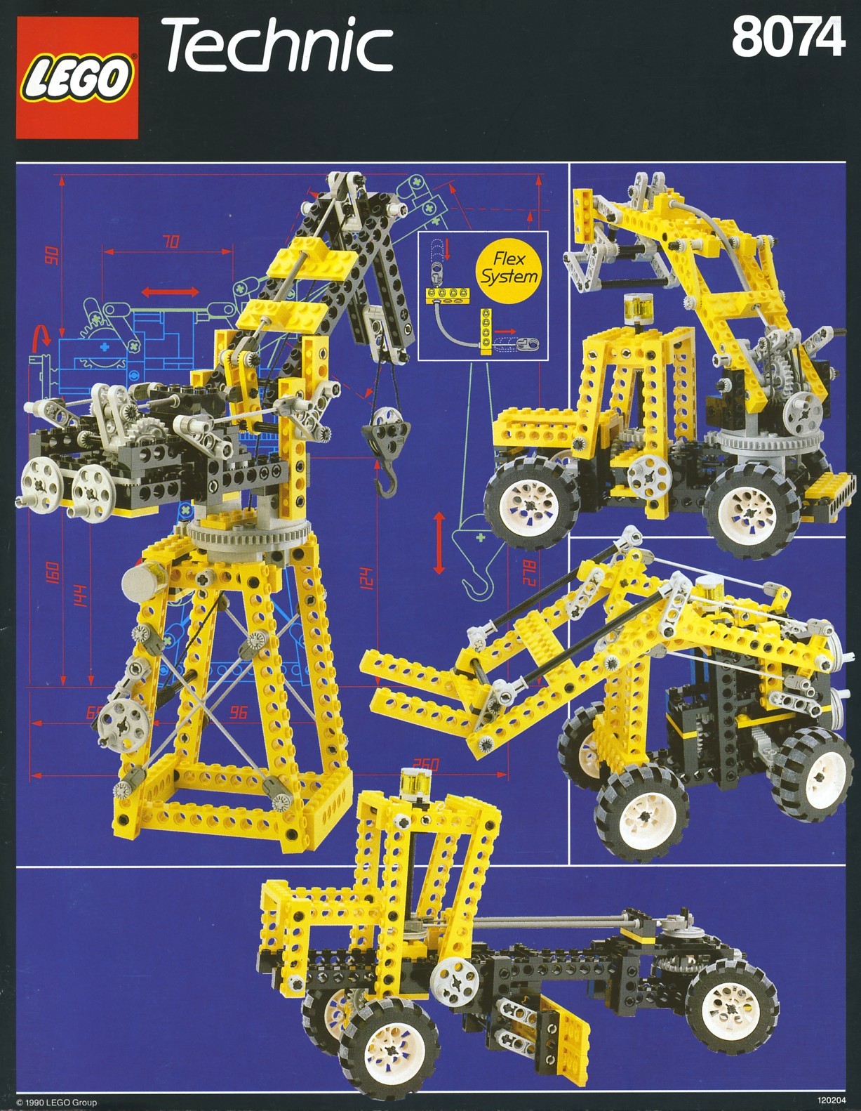 Ensemble de construction universel avec système flexible (Universal Building Set with Flex System)