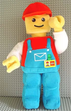 Construction Worker with ID Card Plush