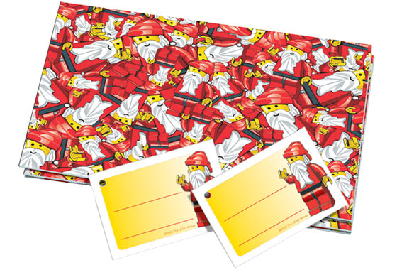Santa Gift Wrap and Tags