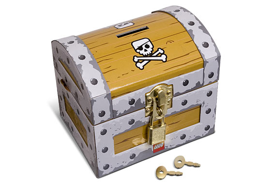 Coffre au trésor tirelire de monnaie (Treasure Chest Coin Bank)