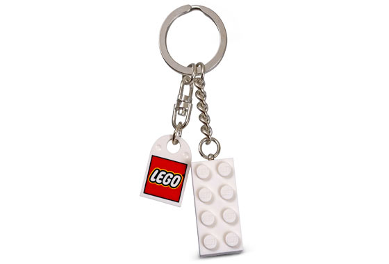 White Brick Key Chain