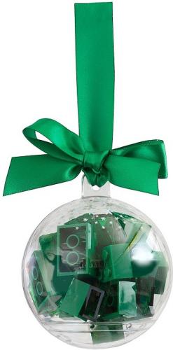 Holiday Ornament with Green Bricks
