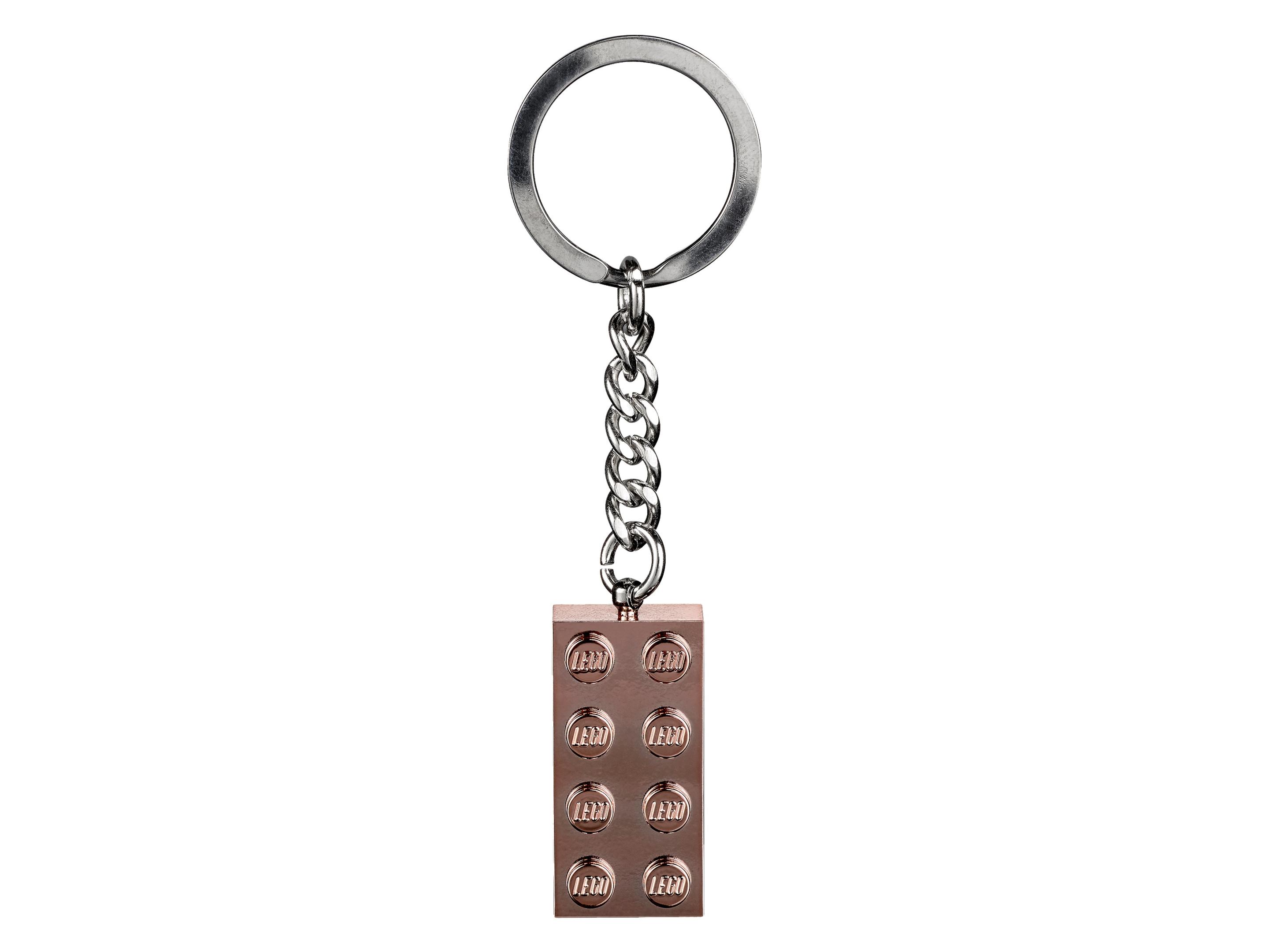 Rose Gold Brick Key Chain