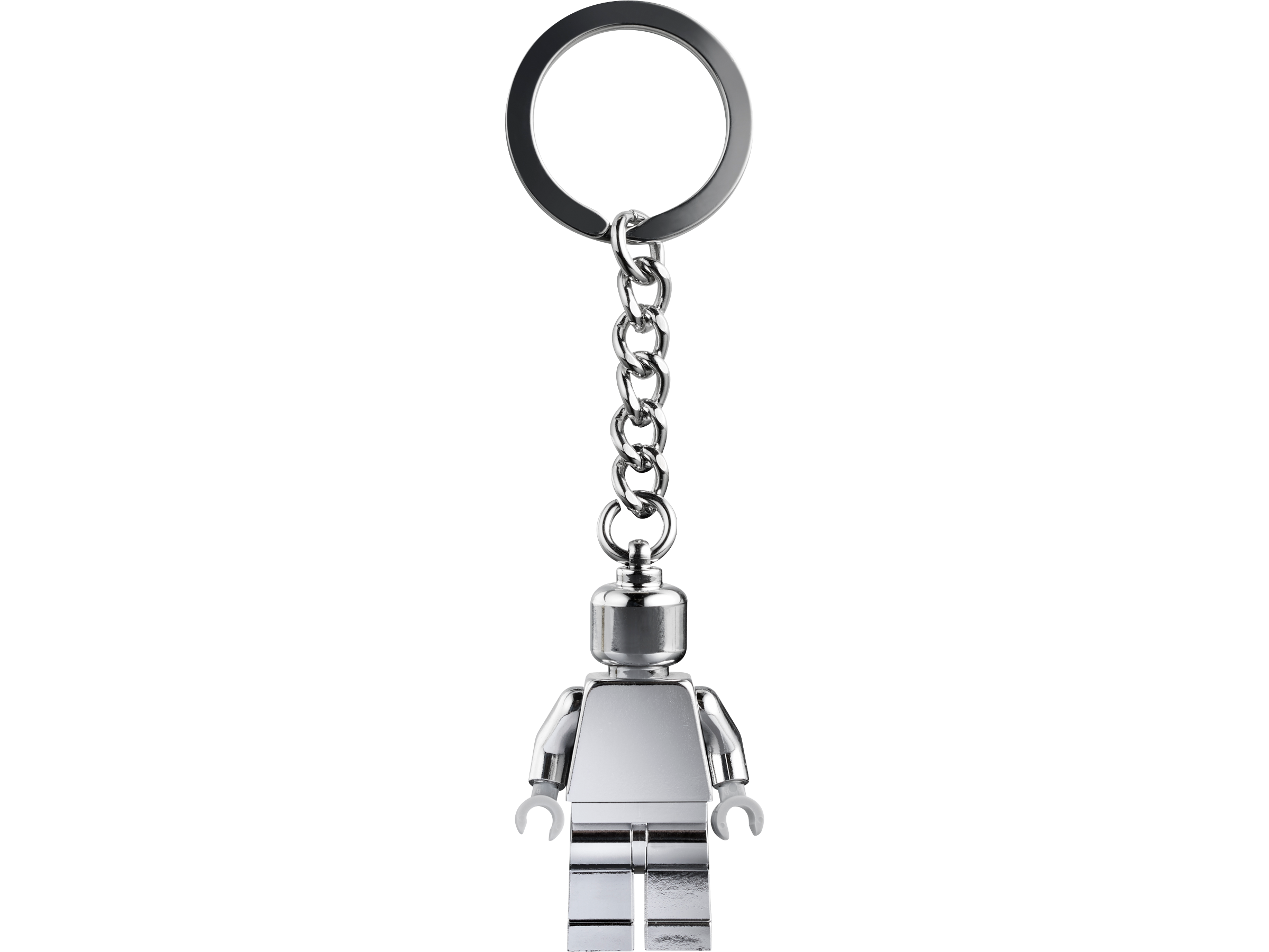 Silver Minifigure Keychain