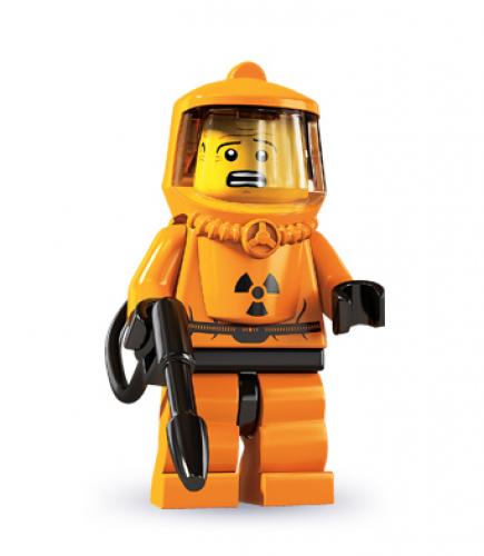 Personnage en combinaison de protection (Hazmat Guy)