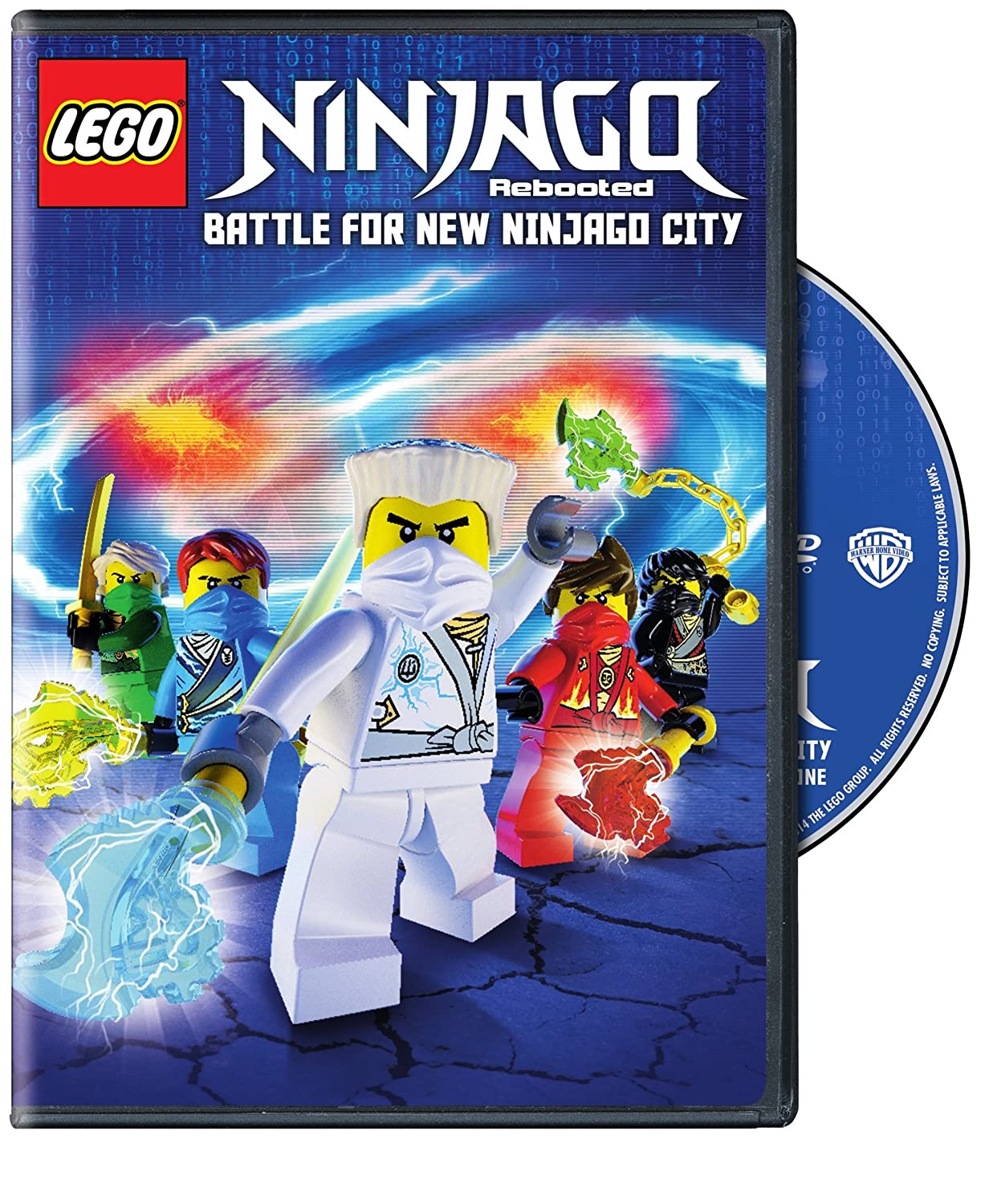 Ninjago: rebooted: bataille pour la nouvelle ville Ninjago (dvd) (Ninjago: Rebooted: Battle for New Ninjago City (DVD))