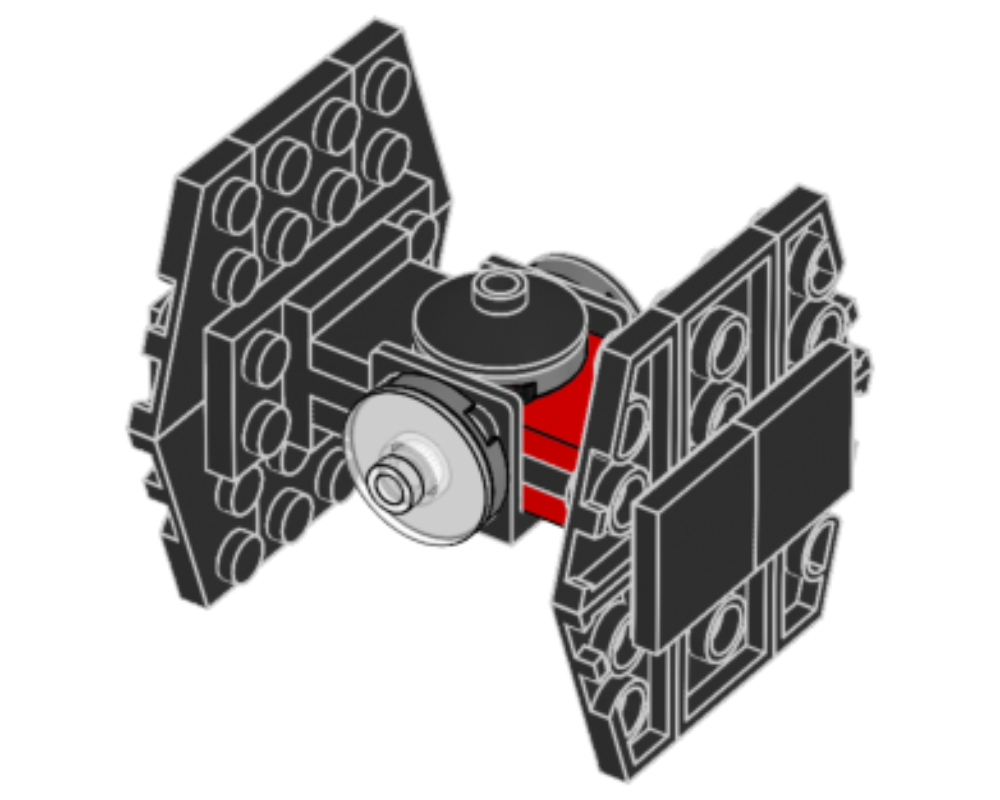 Chasseur TIE des forces spéciales du Premier Ordre (First Order SF TIE Fighter)